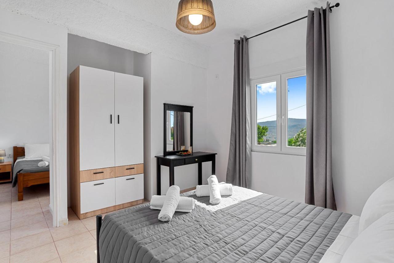 Bella-Maria At Aptera With Mountain And Sea View !! Chania  Ngoại thất bức ảnh