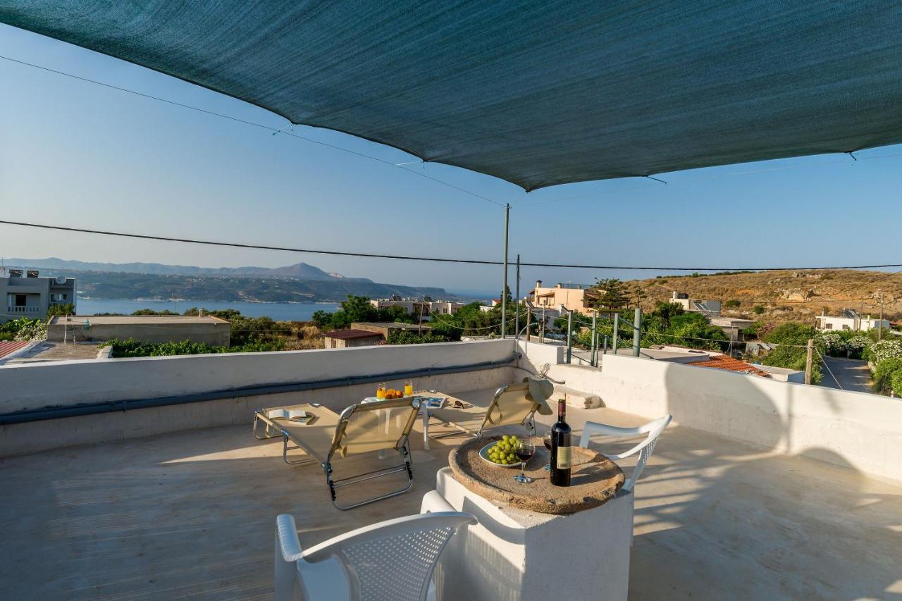 Bella-Maria At Aptera With Mountain And Sea View !! Chania  Ngoại thất bức ảnh
